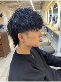 横浜★ウルフカットのツイストスパイラルパーマ