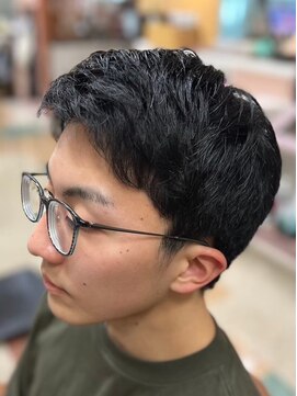 アポロカットステージ 相模大野店 アップバング/ツーブロックマッシュ<理容室>[メンズ/相模大野]