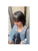 前髪インナーカラー♪