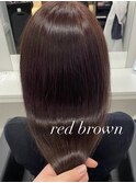 人気！柔らかヘア/レッドブラウン/ピンクブラウン ＊RINA