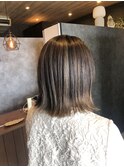 切りっぱなしボブ