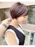 ショートボブ髪型20代30代40代50代前髪あり前髪なし面長丸顔小林