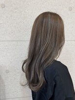 アッシュ系透明感カラー