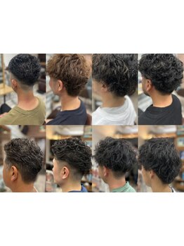 ハードなツイストスタイルからソフトなニュアンスパーマまで提供可能！ライフスタイルに合わせた提案が魅力