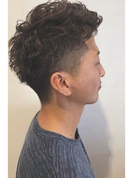 レセ 新松戸駅前店(Laissez) ツーブロパーマ メンズショートスタイル【レセ新松戸駅前店】