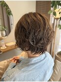 癖を生かした無造作スタイル