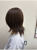 控えめウルフカット
