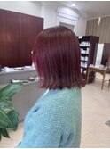 髪質改善ストレートパーマ＋ワンカラーで暖色