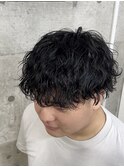 メンズ　波巻スパイラルパーマ