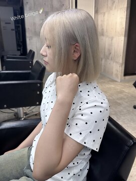 メゾン 心斎橋店(Maison) 最後のハイトーン！？ホワイトベージュ♪