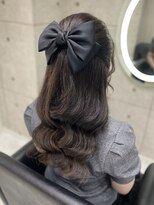 ヘア サロン クラン 東心斎橋店(hair salon clan)&nbsp;ハーフアップ/心斎橋ヘアセット