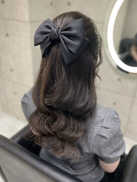 ヘア サロン クラン 東心斎橋店(hair salon clan) ハーフアップ/心斎橋ヘアセット