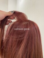 ソイクフ 四条大宮店(SOY-KUFU)&nbsp;20代30代40代◎ブリーチサーモンピンクカラー