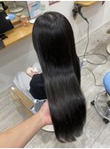 縮毛矯正で艶々さらさらヘアー