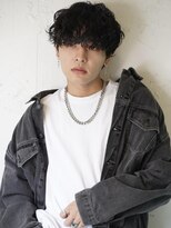 ロミー 本厚木(ROMMY.) メンズヘアカット韓国マッシュ黒髪フェザーパーママガジンパーマ