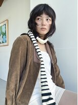 ローレンジウ(LOREN JU)&nbsp;ミディアムヘア/暗めカラー/グランマッシュ/名駅/レイヤーカット