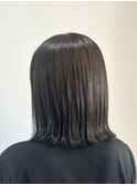 【江添茉友】モノグレージュ/透明感カラー/外ハネボブ