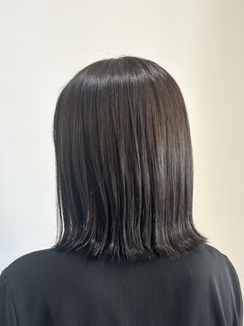 アヤラ オーガニックアンドスパ 東船橋店(AYALA) 【江添茉友】モノグレージュ/透明感カラー/外ハネボブ