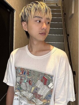 ヨハク メンズ 大阪梅田中崎町(yohaku メンズ) <78>抜きっぱなしブリーチ