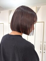 グラフ 銀座(GRAFF)&nbsp;ピンクブラウン／切りっぱなしボブ【銀座】