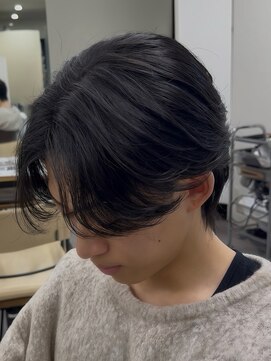 ケア 神戸(CARE) ニュアンスパーマ×センターパート