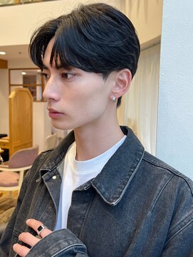 バイオレット 表参道店(Violet) ダウンパーマニュアンスパーマセンターパートメンズヘアIB-49