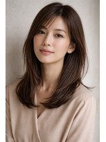 パラン 田無店(PaLaN)&nbsp;大人のナチュラル艶ストレート｜#田無#美容室#縮毛矯正