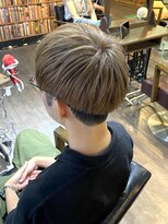 エイチエムヘアーホーム 池袋2号店(H M hair home)&nbsp;マロンベージュ × メンズカット