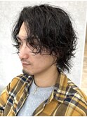 men's/MEN'S/メンズカット/メンズパーマ/郡山/眉毛/サーフカール
