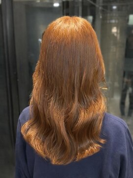 FIG Hair Design【フィグ】【3月28日 NEW OPEN（予定）】 オレンジベージュ/ロング/大名