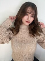 エイド 本店(aid)&nbsp;大人可愛い前髪あり巻きヘア