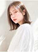 【105.アイロンで軽く整えるだけ♪外ハネミディ×髪質改善】
