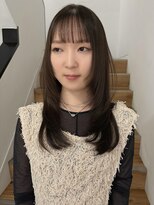 ヨーク(YOKE)&nbsp;【 YOKE 】グレージュレイヤーフェイスレイヤーぱっつん