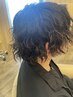 【メンズ/新規】カット＋パーマ＋coolスパ(10分)（眉カット初回サービス♪）
