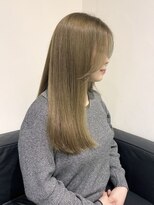 アゲハヘアー(ageha hair)&nbsp;ブリーチ無しで作るオリーブベージュカラー