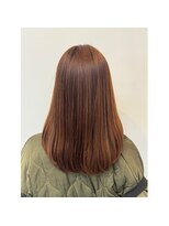 バッカ(BACCA) 暖色ブラウンの艶ロング