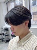 毛流れセンターパート×曲がる縮毛矯正【八王子】