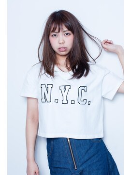 オッジ 西新店(Oggi) 抜け感のある大人ミディアム