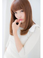 ローレン(LOREN)&nbsp;＊LOREN＊ハニーピンクタンバルモリ小顔ワンカールストレート