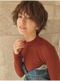 【Fiora大森】ノーブルショート×シフォンパーマ