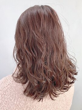 アルバム 新宿(ALBUM SHINJUKU) ライトブラウンカラー_エッジショートくびれセミディ_ba194672