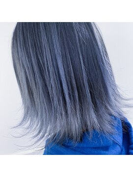 テクライズ 豊橋店(TECHRISE) ブルーシルバー×バレイヤージュ