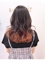 アドゥーヘアー(A do hair) apricot　orange