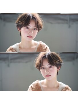 クロム バイ リエット(Chlom by Lietto) Chlom AW大人かわいい丸みショートグレージュ 0364574337