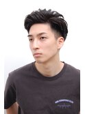 ショートレイヤーかき上げソフトツーブロックビジネス#m