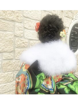 アリーナ 緑が丘店(arena) 成人式編み込みアレンジ♪