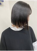 ぱっつんボブ