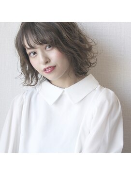 フェリシータ 緑地公園店(felicita) フェザーバング☆ニュアンスマッシュボブ☆