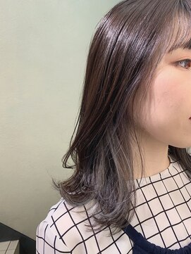 ボアソルテ(Boa Sorte) セミロング×インナーハイライトグレー