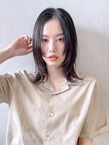 アイティーバイアルバム 八王子店(IT by ALBUM) ウルフレイヤー_カーキグレージュマッシュショート_8614